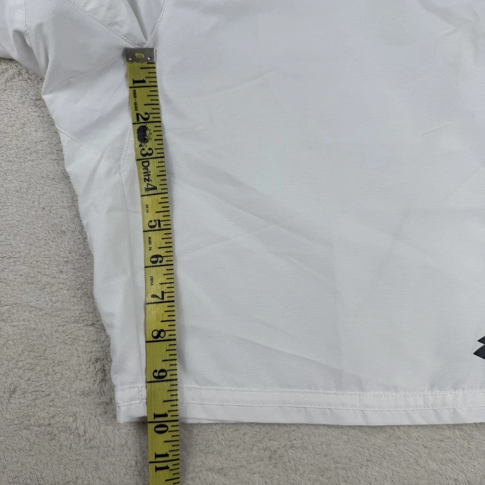 Lotto White Athletic Shorts Men's L‎ Soccer Training Mesh Lined Drawstring
